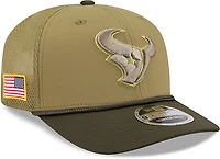 New Era Men's Texans 25 Salute to Service 9SEVENTY Cap