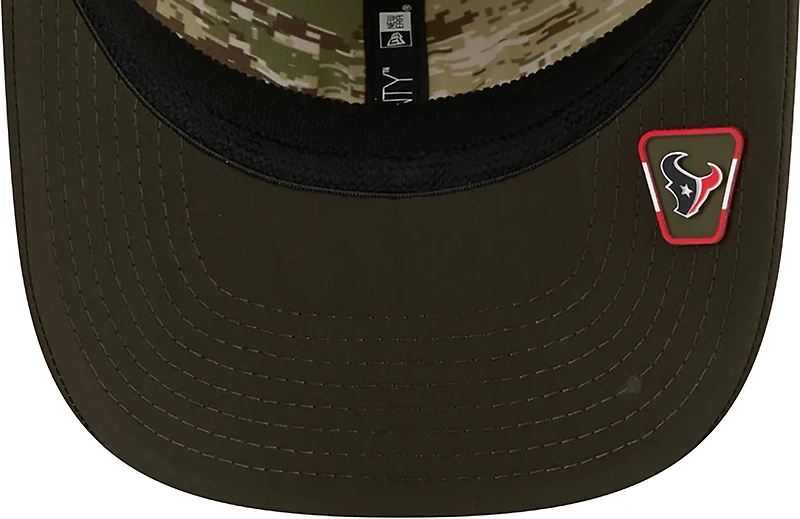 New Era Men's Texans 25 Salute to Service 9SEVENTY Cap