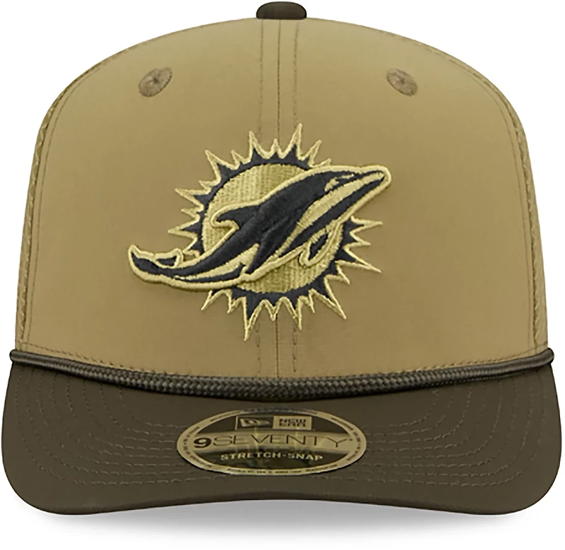 New Era Men's Dolphins 25 Salute to Service 9SEVENTY Cap
