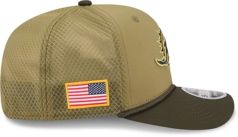 New Era Men's Dolphins 25 Salute to Service 9SEVENTY Cap