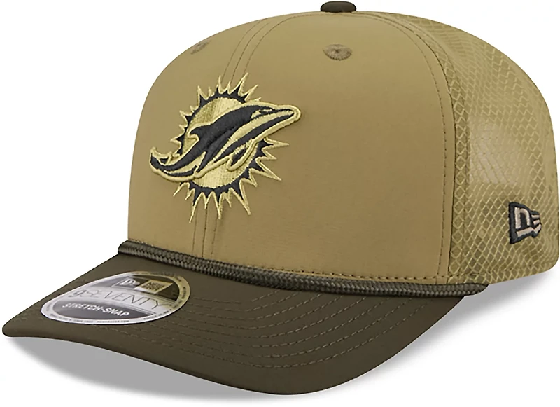 New Era Men's Dolphins 25 Salute to Service 9SEVENTY Cap