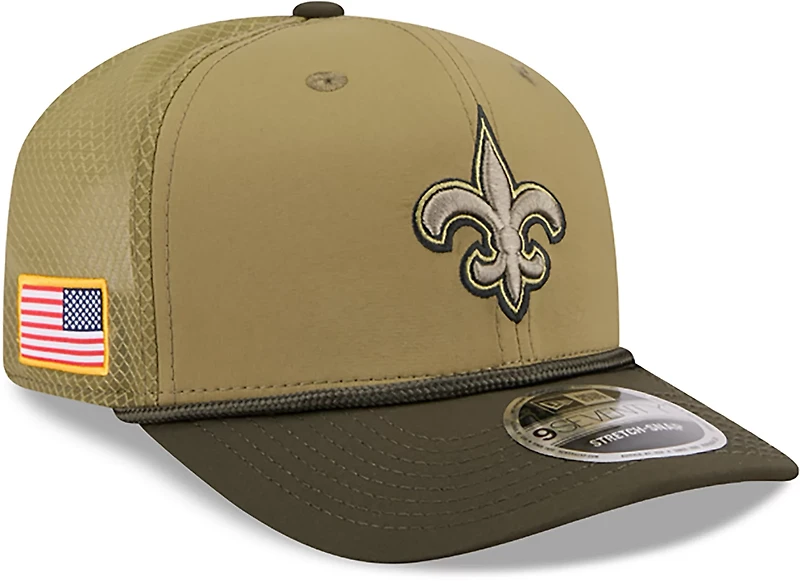 New Era Men's Saints 25 Salute to Service 9SEVENTY Cap