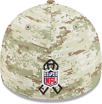 New Era Men's Falcons 25 Salute to Service Camo 39THIRTY Cap