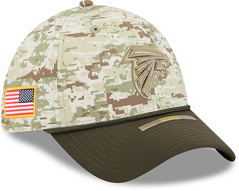 New Era Men's Falcons 25 Salute to Service Camo 39THIRTY Cap