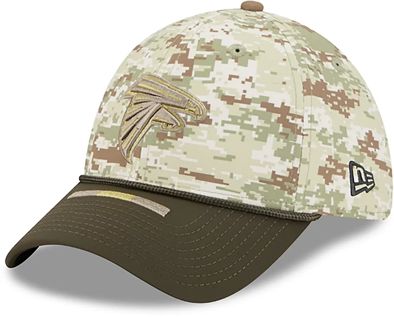 New Era Men's Falcons 25 Salute to Service Camo 39THIRTY Cap