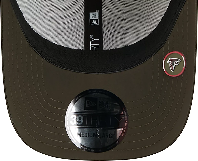 New Era Men's Falcons 25 Salute to Service Camo 39THIRTY Cap