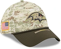 New Era Men's Ravens 25 Salute to Service Camo 39THIRTY Cap