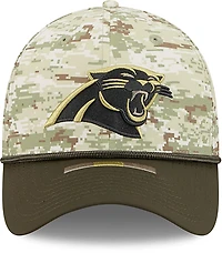 New Era Men's Panthers 25 Salute to Service Camo 39THIRTY Cap