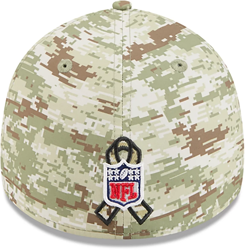 New Era Men's Panthers 25 Salute to Service Camo 39THIRTY Cap