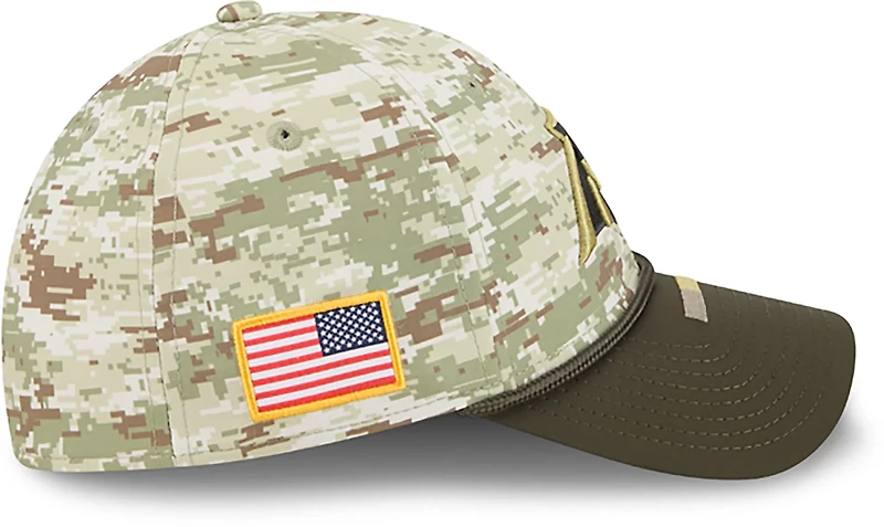 New Era Men's Panthers 25 Salute to Service Camo 39THIRTY Cap