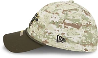 New Era Men's Panthers 25 Salute to Service Camo 39THIRTY Cap