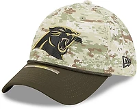 New Era Men's Panthers 25 Salute to Service Camo 39THIRTY Cap