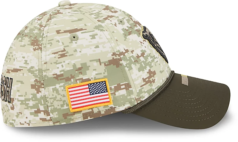 New Era Men's Bears 25 Salute to Service Camo 39THIRTY Cap