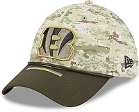 New Era Men's Bengals 25 Salute to Service Camo 39THIRTY Cap