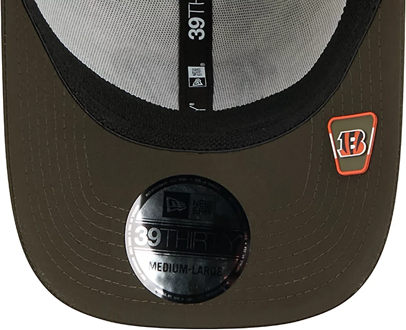 New Era Men's Bengals 25 Salute to Service Camo 39THIRTY Cap