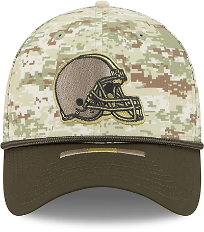New Era Men's Browns 25 Salute to Service Camo 39THIRTY Cap