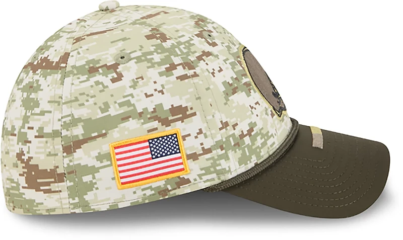 New Era Men's Browns 25 Salute to Service Camo 39THIRTY Cap
