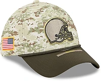 New Era Men's Browns 25 Salute to Service Camo 39THIRTY Cap