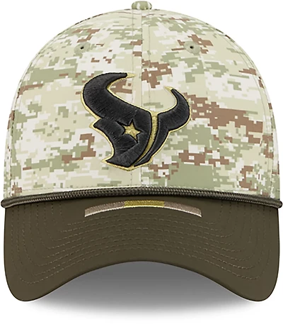 New Era Men's Texans 25 Salute to Service Camo 39THIRTY Cap