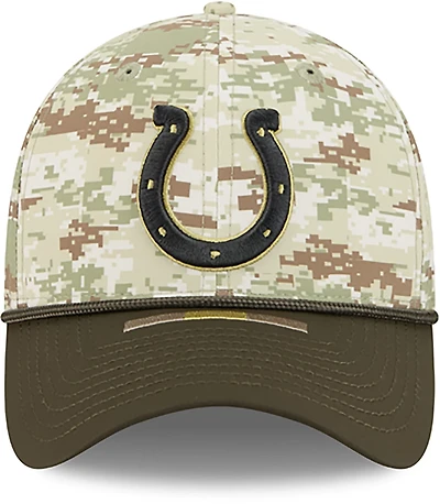 New Era Men's Colts 25 Salute to Service Camo 39THIRTY Cap