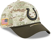 New Era Men's Colts 25 Salute to Service Camo 39THIRTY Cap