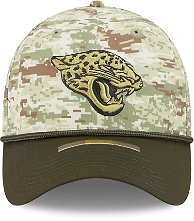 New Era Men's Jaguars 25 Salute to Service Camo 39THIRTY Cap