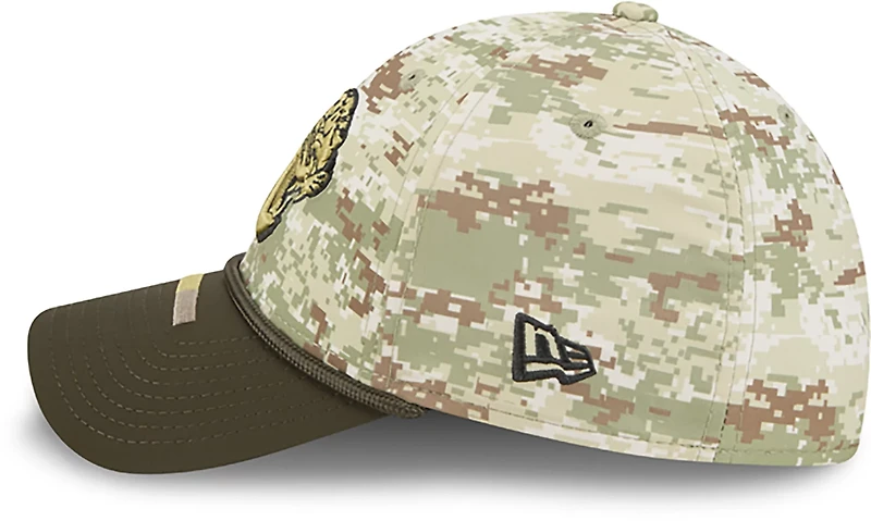 New Era Men's Jaguars 25 Salute to Service Camo 39THIRTY Cap