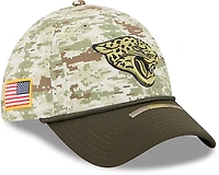 New Era Men's Jaguars 25 Salute to Service Camo 39THIRTY Cap
