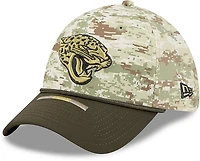 New Era Men's Jaguars 25 Salute to Service Camo 39THIRTY Cap