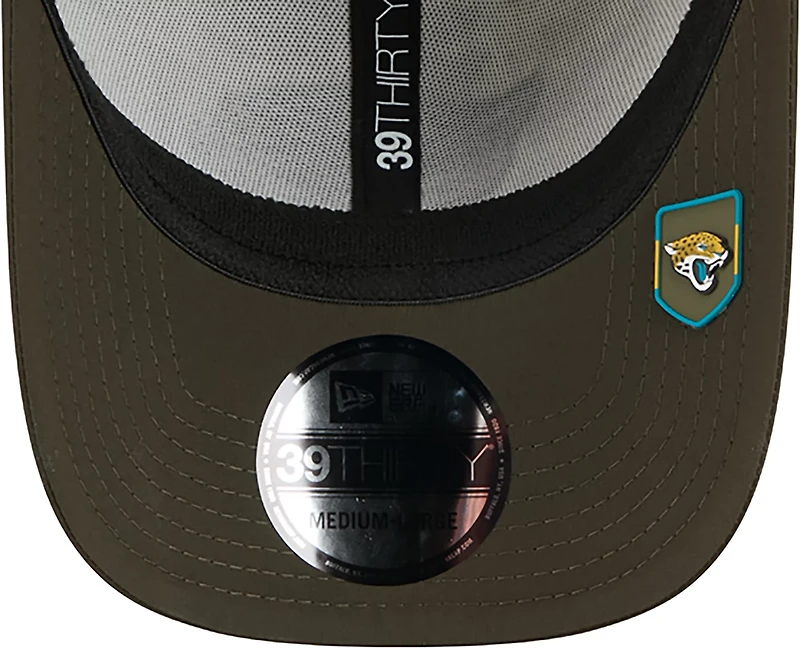 New Era Men's Jaguars 25 Salute to Service Camo 39THIRTY Cap