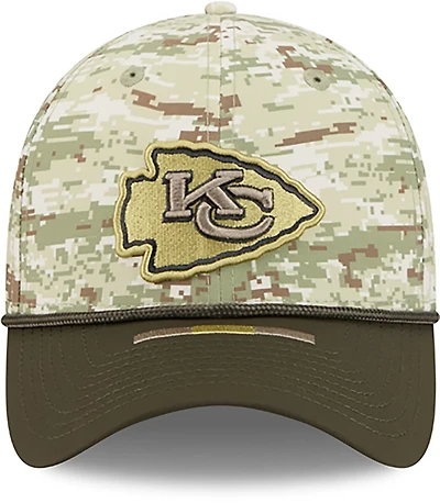New Era Men's Chiefs 25 Salute to Service Camo 39THIRTY Cap
