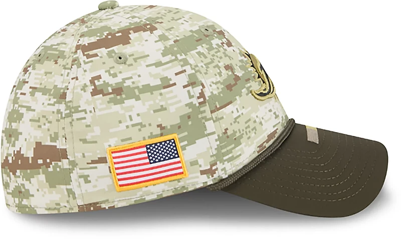 New Era Men's Dolphins 25 Salute to Service Camo 39THIRTY Cap