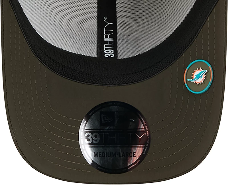 New Era Men's Dolphins 25 Salute to Service Camo 39THIRTY Cap