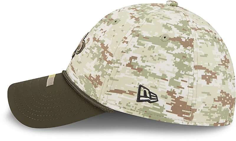 New Era Men's Saints 25 Salute to Service Camo 39THIRTY Cap