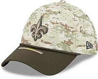 New Era Men's Saints 25 Salute to Service Camo 39THIRTY Cap