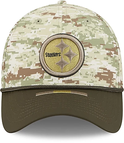 New Era Men's Steelers 25 Salute to Service Camo 39THIRTY Cap