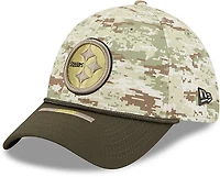 New Era Men's Steelers 25 Salute to Service Camo 39THIRTY Cap