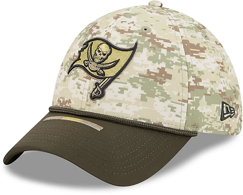 New Era Men's Buccaneers 25 Salute to Service Camo 39THIRTY Cap