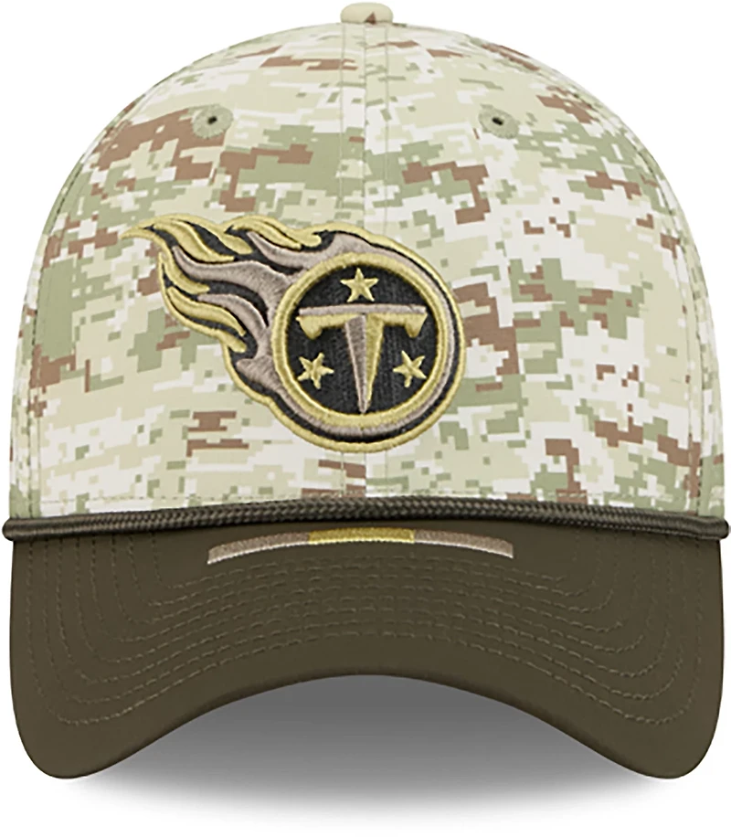New Era Men's Titans 25 Salute to Service Camo 39THIRTY Cap