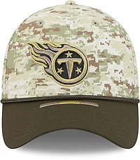 New Era Men's Titans 25 Salute to Service Camo 39THIRTY Cap