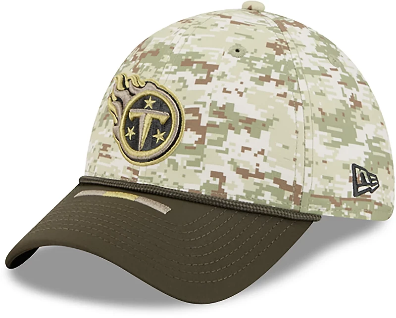 New Era Men's Titans 25 Salute to Service Camo 39THIRTY Cap