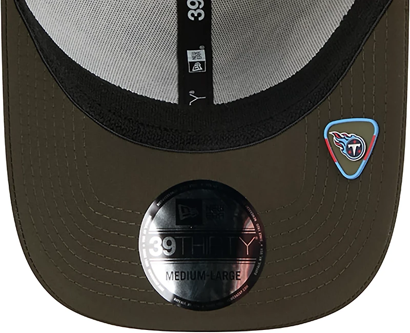 New Era Men's Titans 25 Salute to Service Camo 39THIRTY Cap