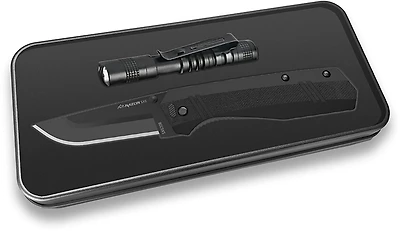 Outdoor Edge Razor SX Replaceable Blade EDC Knife with Mini Flashlight