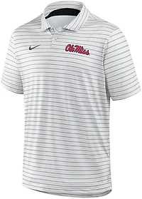 Nike Men's University of Mississippi Dri-FIT Stripe Tour Polo Shirt