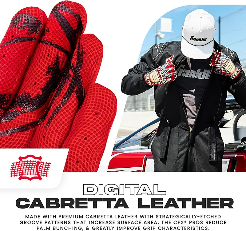 Franklin Adults' CFX Speedway Series Batting Gloves