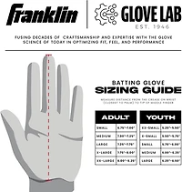Franklin Adults' CFX Speedway Series Batting Gloves