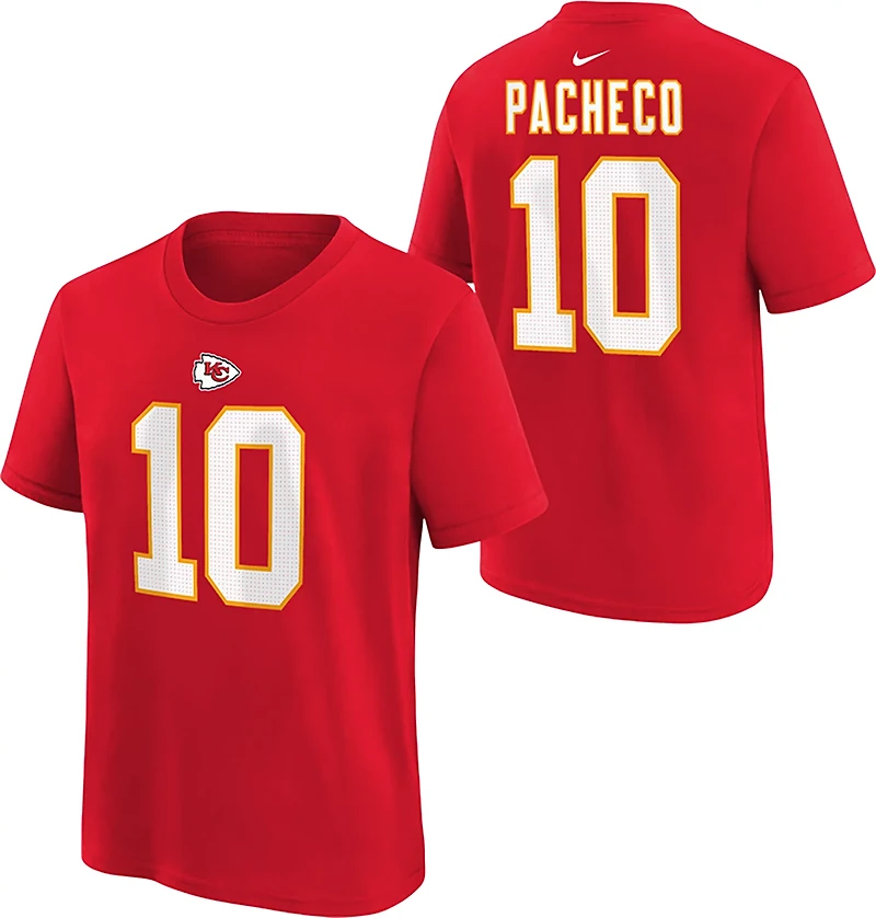 Nike Boys' Kansas City Chiefs Isiah Pacheco #10 Fuse Graphic T-shirt