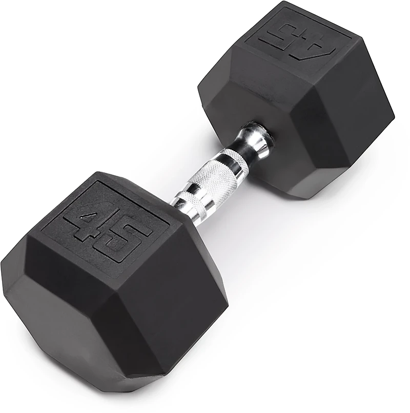 Marcy Rubber Hex Dumbbell – Single