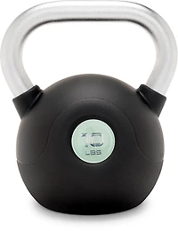 Marcy PU Kettlebell With Chrome Handle – Single