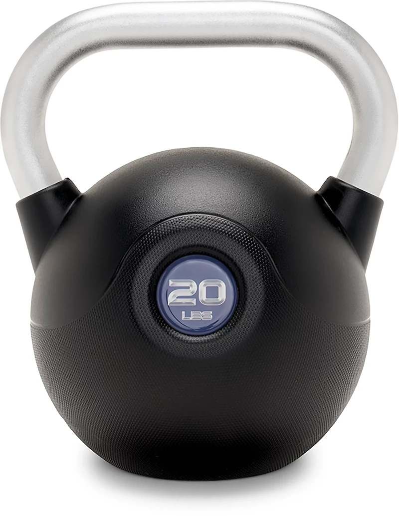 Marcy PU Kettlebell With Chrome Handle – Single